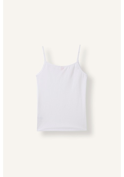 Defacto Regular Fit İnce Askılı Pamuklu Atlet M6858az26auwt34 Beyaz-wt34