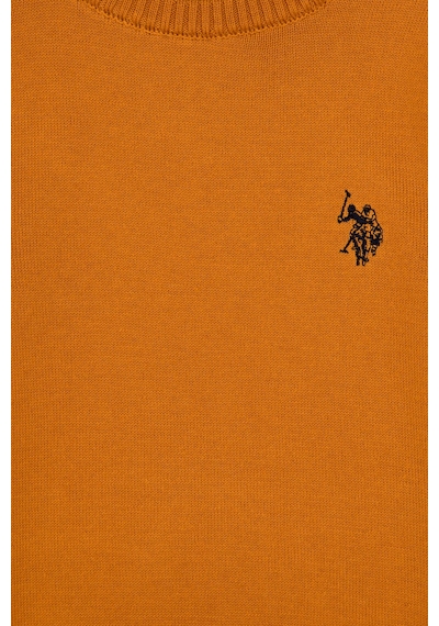 U.S. Polo Assn. Erkek Çocuk Hardal Basic Kazak 50315586-VR072