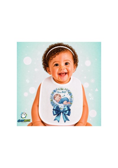 Oğlan Çocuğu Keten Bebek Mama Önlüğü Yumuşak - Emici - Yıkanabilir - Özel Tasarım P141 Çok Renkli