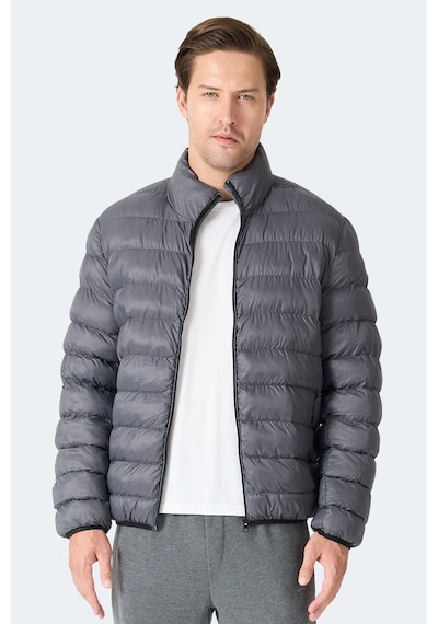 Slazenger Braum Erkek Koyu Gri Mont & Kaban Koyu Gri