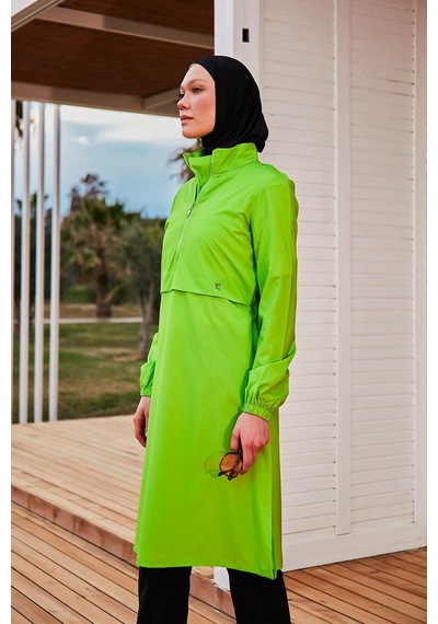 Marina M2407 Tam Kapalı Mayo-fıstıkyeşili Yeşil