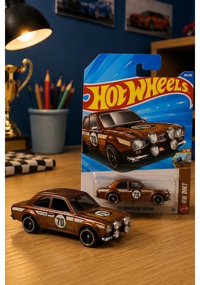 Hot Wheels 70 Ford Escort Rs1600 - Hw Dirt Özel Seri Metal Oyuncak Araba Çok Renkli