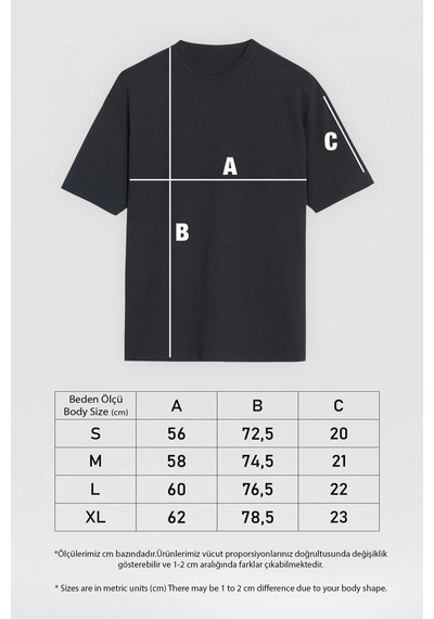 Startmore Adrift Ko Buta Bira Evrimi Baskılı Unisex Oversize Tişört - Tshirt Os20103 Siyah