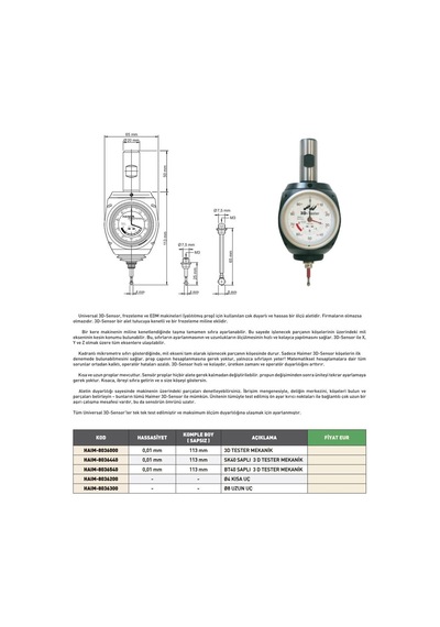 Fett Haım-8036540 Haimer 3d Mekanik Tester