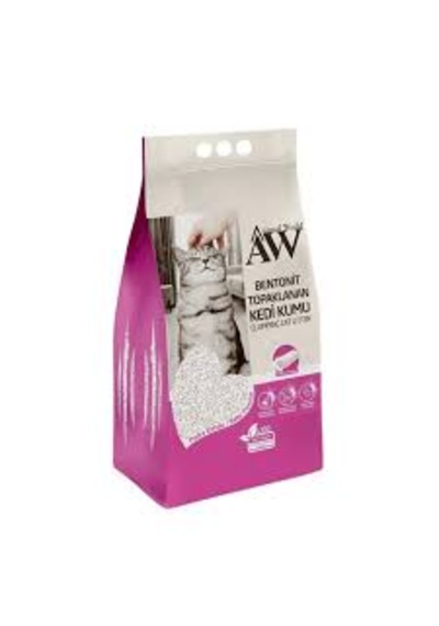Animal World Bebek Pudrası Kokulu Topaklanan 10 Lt Bentonit Kedi Kumu