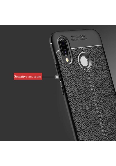 Huawei P20 Lite Kılıf Zore Niss Silikon Kapak Gri