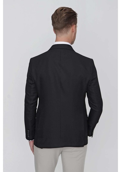 Efor C 630 Slim Fit Siyah Spor Ceket Siyah