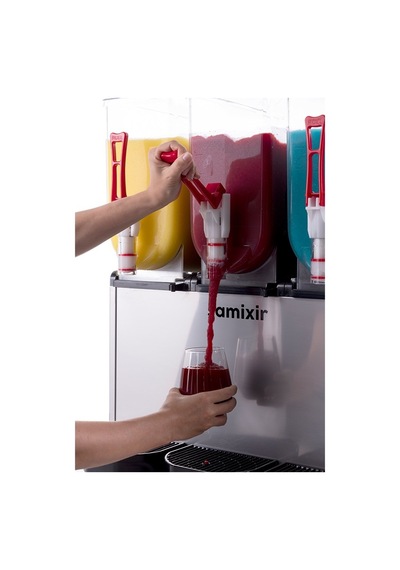 Samixir Triple Üçlü 12+12+12 Lt Slush Buzlaş Karlamaç Makinesi Slush-36-ı