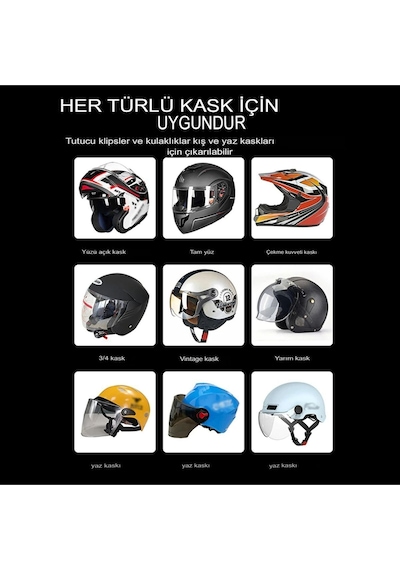 Tek Bağlantı Bluetooth 5.3 Motosiklet Kask Kulaklık Rgb Işık 1.000 Mah Su Geçirmez Ses Asistan
