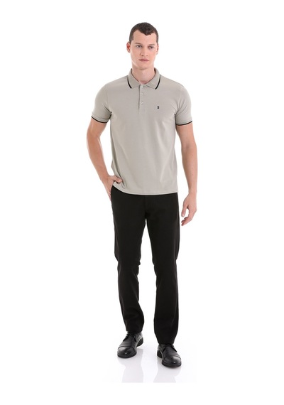 Hatemoğlu Yeşil Regular Fit Düz Polo Yaka 100% Pamuklu Tişört Yeşil