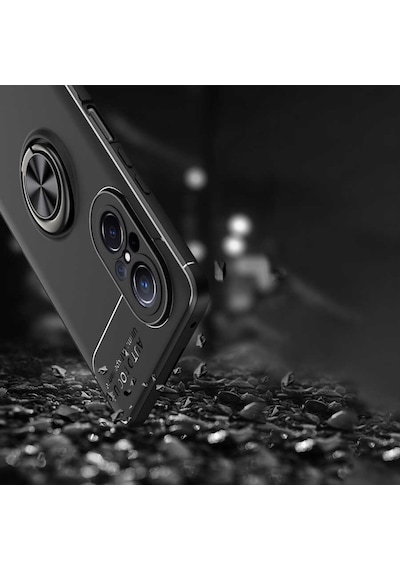 Huawei Nova 9 Se Kılıf Yüzüklü Magnetli Ravel Case Kapak