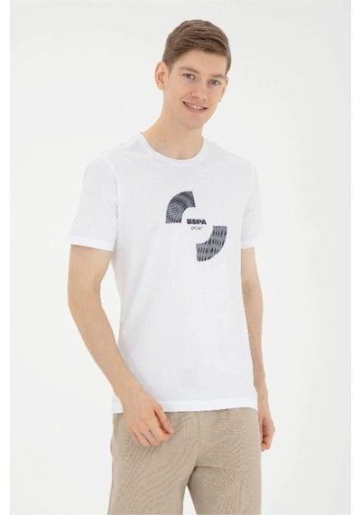 U.s. Polo Assn. Erkek T-shirt G081sz011-0-1824946 Beyaz