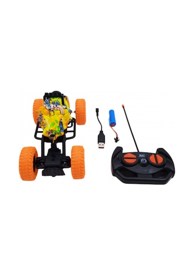Uzaktan Kumandalı Şarjlı Off-road Canavar Araba 2.4 Ghz Güçlü Süspansiyonlu Sarı