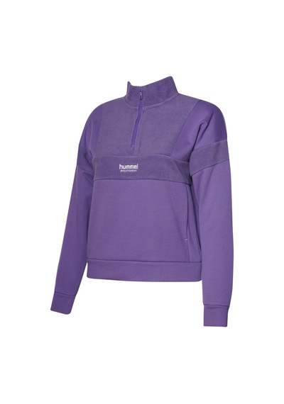 Hummel Adur Yarım Fermuarlı Sweatshırt 922347-2893 Mor