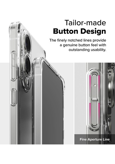 Samsung Galaxy Uyumlu S25 Edge Kılıf Kamera Korumalı Şeffaf Silikon Kapa