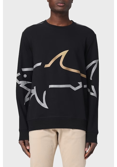 Paul & Shark Erkek Sweat 24411881 011 Siyah Siyah