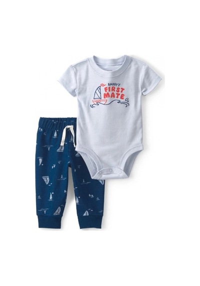 Carter's Erkek Bebek Body Pantolon Set 1v070210 Mavi