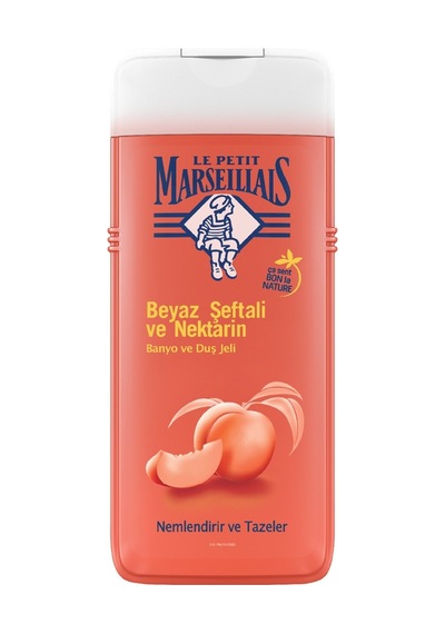Le Petıt Marseıllaıs Duş Jeli 650 Ml Şeftali - Beyaz Şeftali Ve Nektarinli Nemle 2'li Ekonomik Tarı