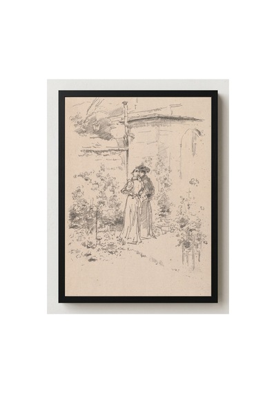 Botanik Whistler Bahçede Güven Çerçevesiz Poster 21x30 Cm A4 Botanik Doğa Tarihi Duvar Dekoru
