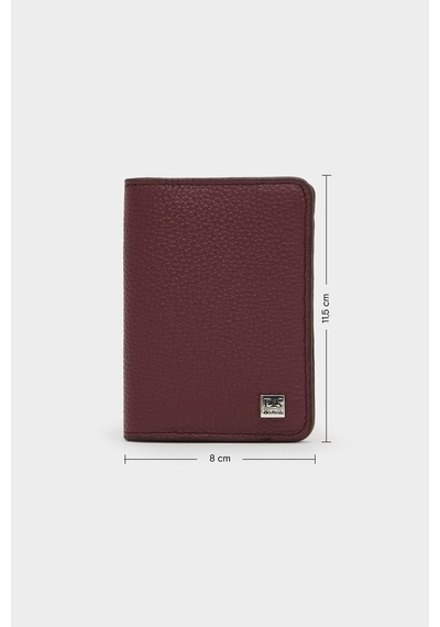 D'S Damat Ds Damat Bordo %100 Hakiki Deri Kartlık Cüzdan 6hc59ortkc001 B01