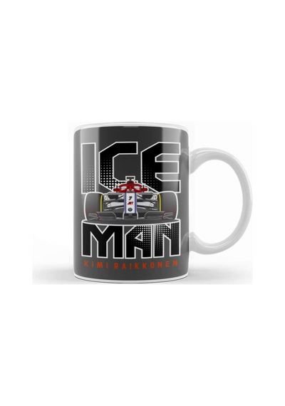 Kimi Raikkonen The Iceman 01 Kupa Bardak Porselen Karışık