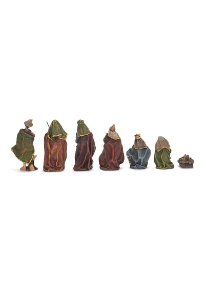 Kurt S. Adler Kurt Adler 9,5 Cm Reçine, 7 Parça Doğum Seti, Noel İçin Çoklu 1