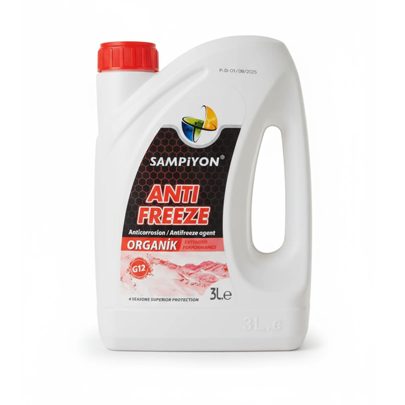 Şampiyon Organik Antifriz 3 Lt. Kırmızı