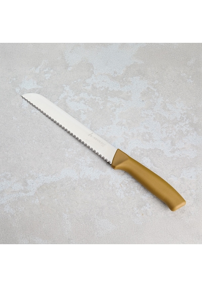 Aryıldız Rexa Tırtıklı Ekmek Bıçak Gold 19 Cm Renkli