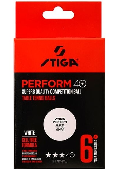 Stiga Table Tenis Ball Perform Masa Tenisi Pinpon Topu Beyaz 6lı 1113-2110-06