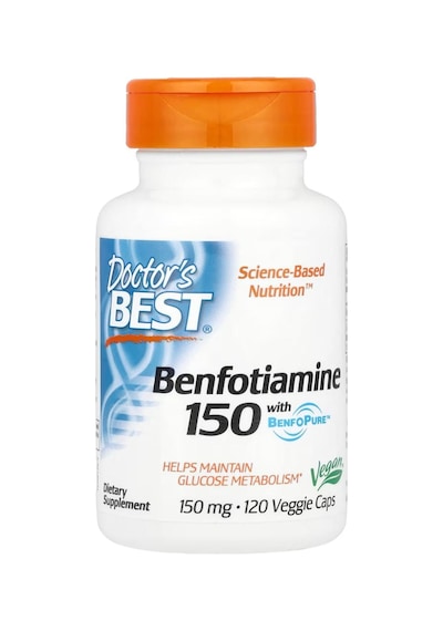 Doctor's Best, Benfotiamine 150 With Benfopure , 150 Mg, 120 ...