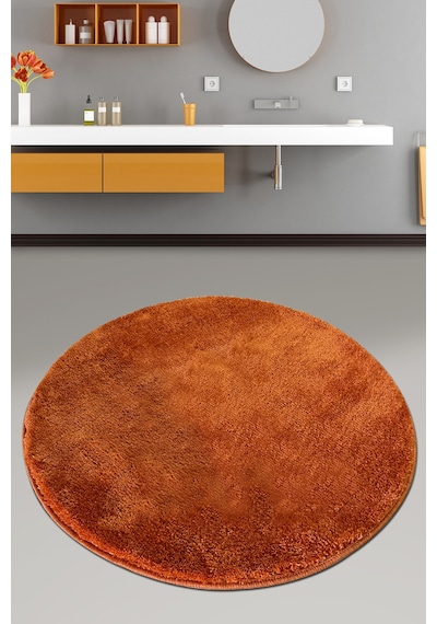 Pasific Mango Çap 90x90 cm  Banyo Halısı Paspas Yıkanabilir