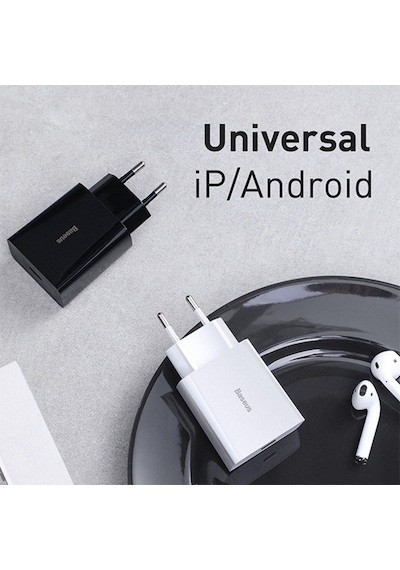 Baseus Speed Mini Quick Charger 20W Şarj Başlık Type-C Hızlı Şarj (496272265)