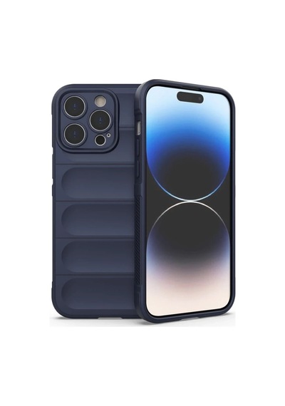 Mey İthalat Apple, Uyumlu iPhone 15 Pro Max Kılıf Optimum Silikon - Lacivert