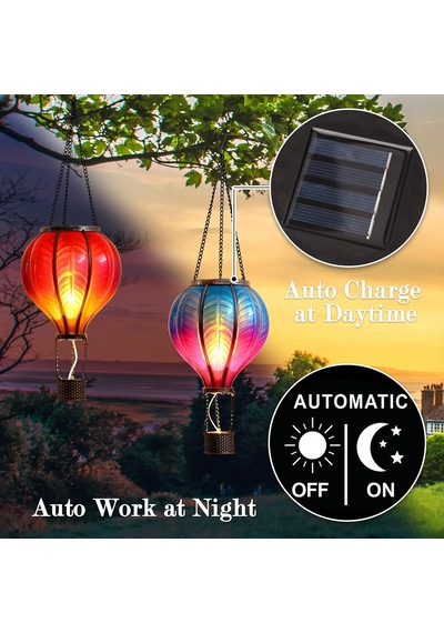 Solar Dekoratif Balon Bahçe Lambası Ip65 Su Geçirmez Alev Efektli Led Aydınlatma 1 ADET