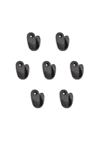 Büyük Tekli Fincan Askı, Dekor Askısı - Siyah, 12x23x30 Mm Diger