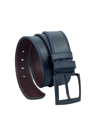 Süzer Deri x 4.5 Cm. Spor Suni Deri Dikişli Model Kemer Siyah (520968916)