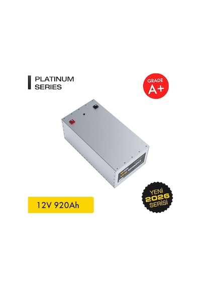 Werer Energy 12V 920Ah LiFePO4 Platinum Series Bluetooth'lu Lityum Demir Fosfat Akü