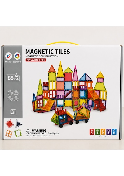 Sh40762 85 Parça Magnet Stan. Seri Renkli Blok