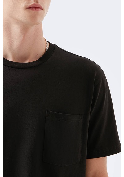 Mavi Erkek T Shirt 066248-900 Siyah Siyah