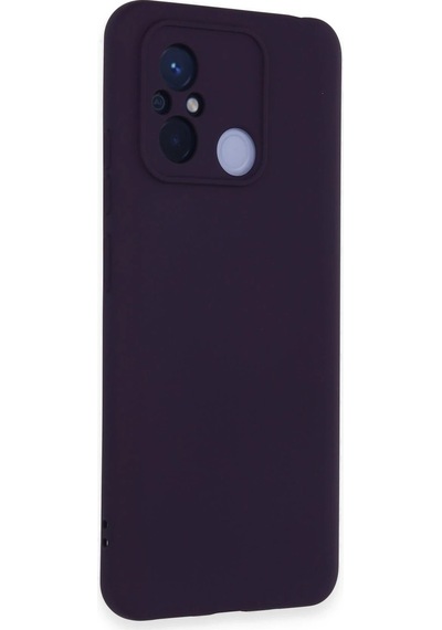 Ilkeshop Newface Xiaomi Redmi 12c Kılıf Nano İçi Kadife Silikon - Mor