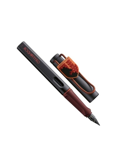 Ergonomik Gryffindor Renkli Dolma Kalem, Metal Klipsli Ve M Uç 165-Koyu Yeşil