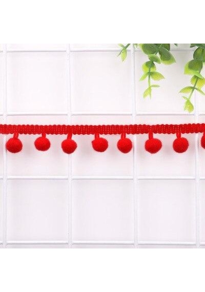 Ponpon Şerit. 5Mt Ve 20Mt Düz Renk Şerit Ponpon.