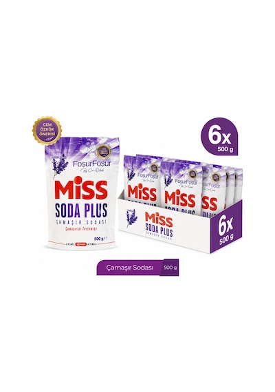 Miss Soda Plus Lavanta 500 Gr 6adet