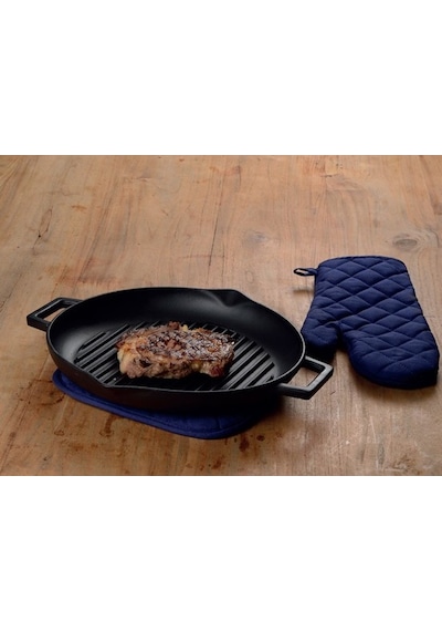 Lava Tava Grill Izgara Döküm Tava 30 CM T5