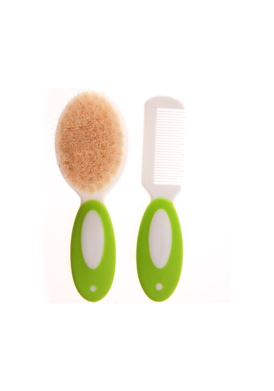 Baby Plus Doğal Kıl Fırça ve Tarak Seti