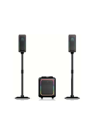 Leader H-2120 1200W 2.1 BT/USB/AUX/FM/RGB Led 2+1 Ayaklı Ses Sistemi