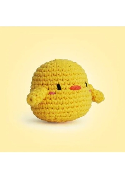 Amigurumi Tığ Kiti İle Mini Civciv Örgü Seti, Eğlenceli Hobi 10 Parça
