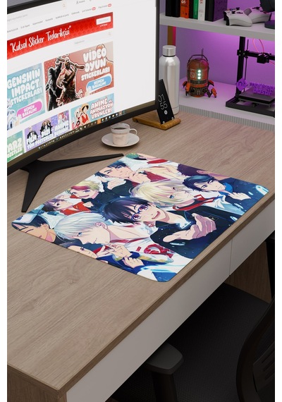 Yuri On Ice Anime V4 - 48x40 Xl Gaming Kauçuk Kaymaz Taban Mouse Pad Fare Altlığı