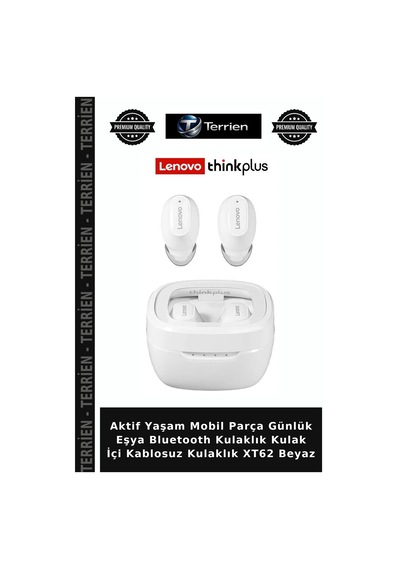 Aktif Yaşam Mobil Parça Günlük Eşya Bluetooth Kulaklık Kulak İçi Kablosuz Kulaklık Xt62 Beyaz