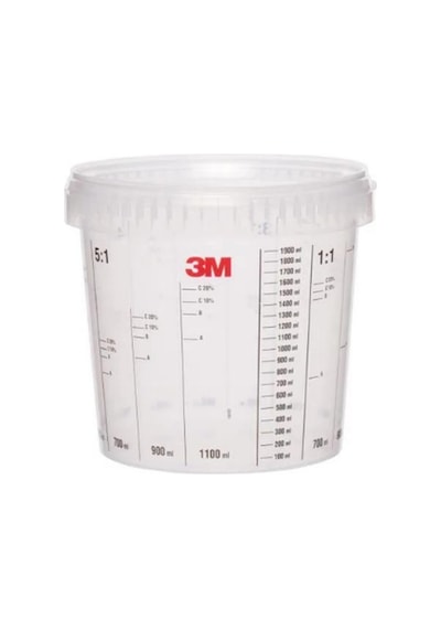 3M 50405 2300 ML BOYA HAZIRLAMA KABI-KAPAĞI SETİ 10 ADET